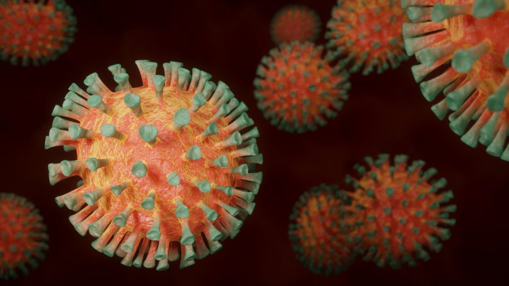 Report cover showing a viral particle