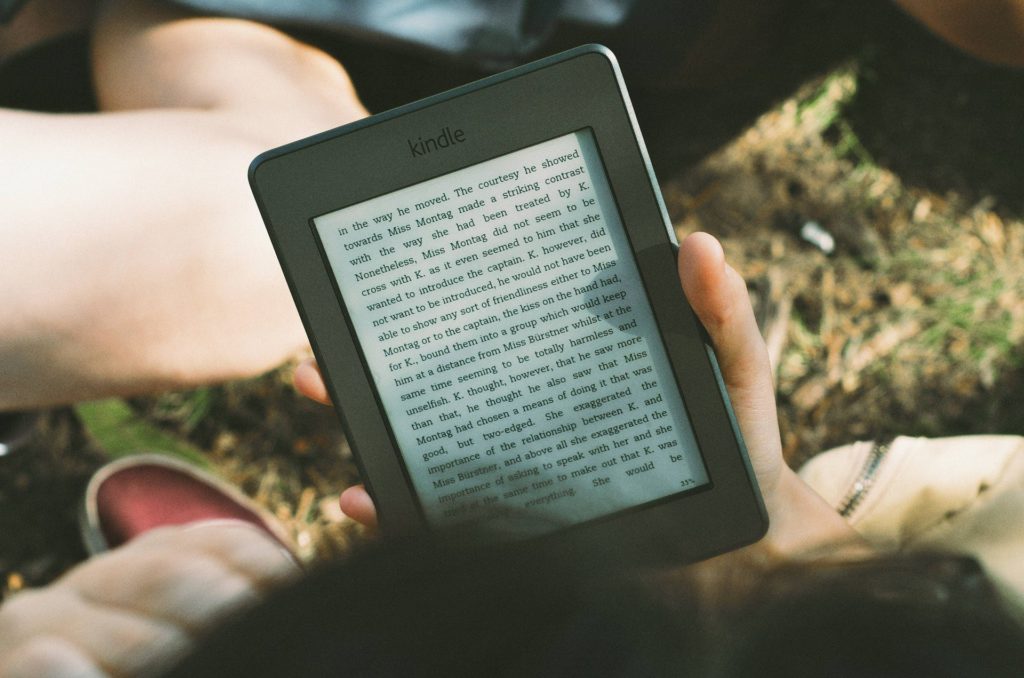 Reading books at kindle